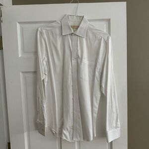 Michael Kors men’s slim fit white dress shirt